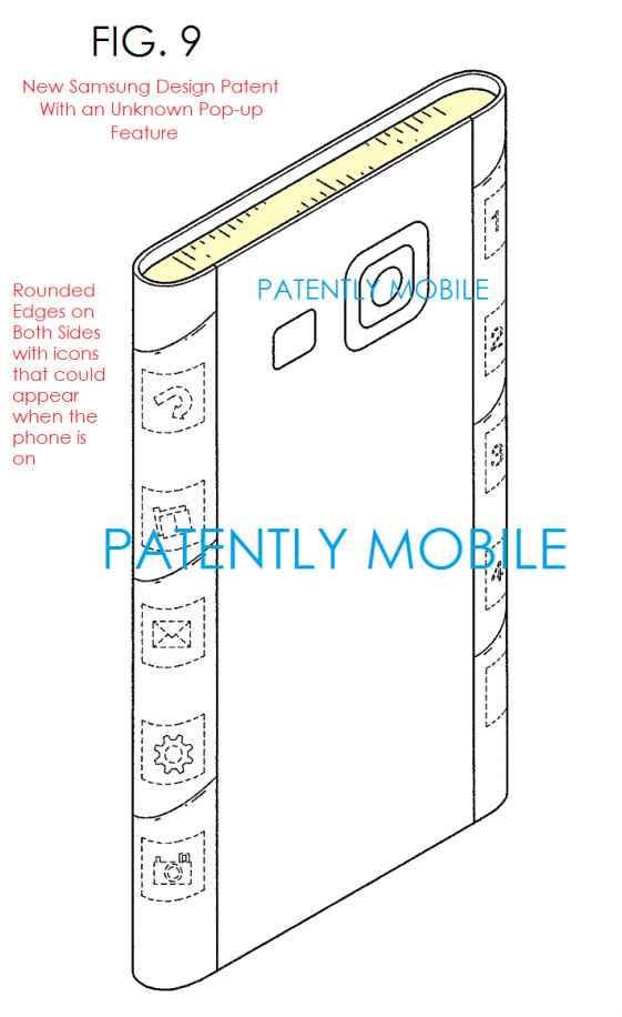 Galaxy S Edge : un écran avec deux tranches aperçu dans un brevet Samsung