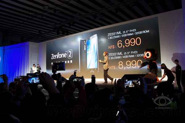 Asus lance le ZenFone 2 à Taïwan : quatre configurations possibles, de 150 à 300 €