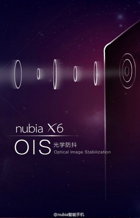 Nubia X6 : la phablette haut de gamme a été dotée d'un système de stabilisation optique