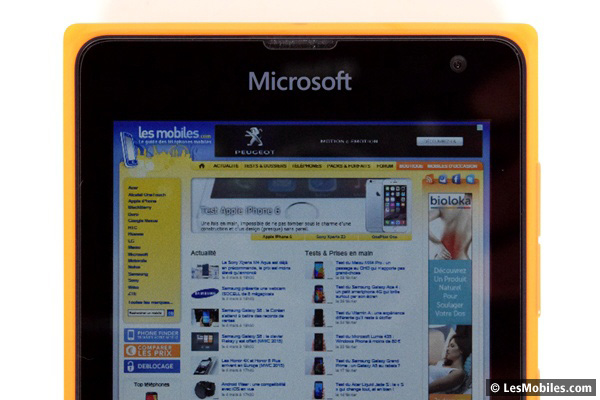 Microsoft Lumia 532 : écran