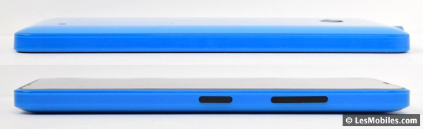Microsoft Lumia 640 : gauche / droite