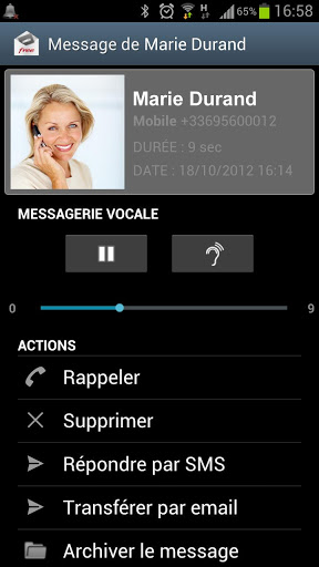 Free Mobile : application Messagerie Vocale Visuelle (MVV) sur Android