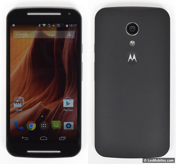 Motorola Moto G : avant / arrière