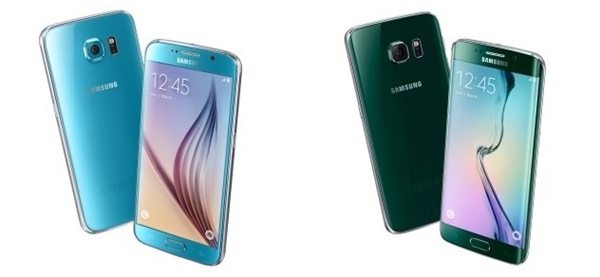Les Samsung Galaxy S6 Bleu topaze et Galaxy S6 Edge Vert émeraude arrivent en France
