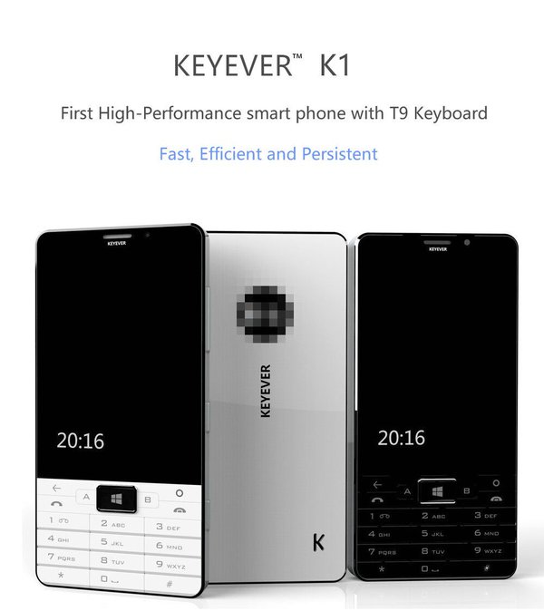 Keyever K1 : le premier smartphone Windows 10 avec clavier physique
