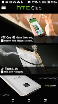 HTC One M9 application