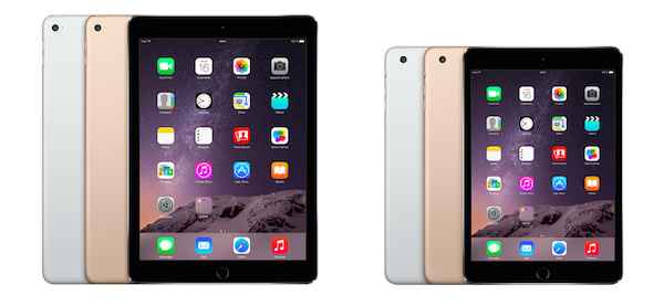 Apple iPad Air 2 et iPad mini 3 : tous les prix en euros (TVA comprise !)