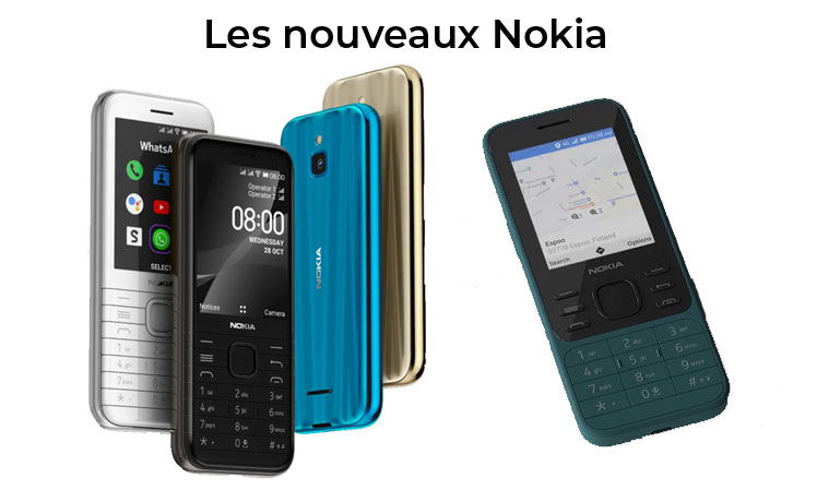 Les Nokia 8000 4G et Nokia 6300 4G enfin officiels