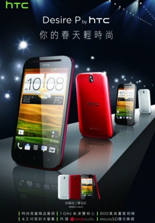 HTC Desire Q et Desire P : des premières photos pour les Android de milieu de gamme
