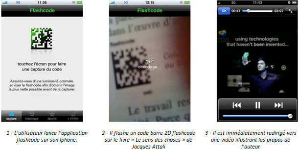Flashcode compatible iPhone et Android