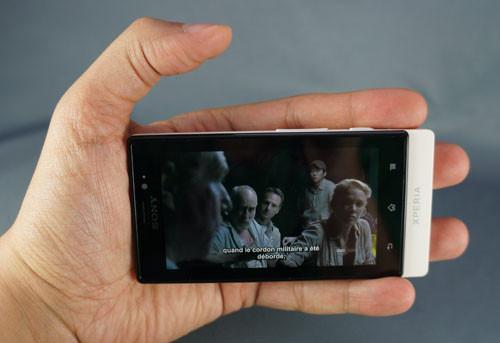 Test Sony Xperia sola : lecteur vidéo