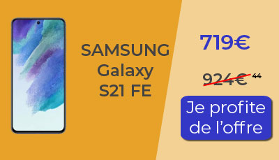 Le Samsung Galaxy S21 FE est en promotion chez Cdiscount