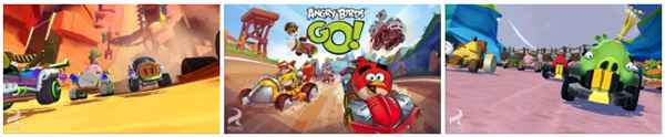 Angry Birds Go! est disponible sur iOS, Android, Windows Phone et BlackBerry 10