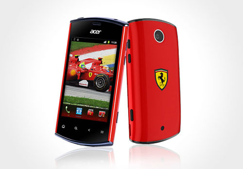 L'Acer Liquid Mini Ferrari Edition est disponible (Android 2.3) 