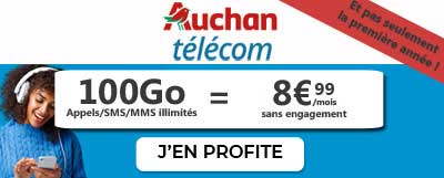 Promo forfait Auchan Telecom