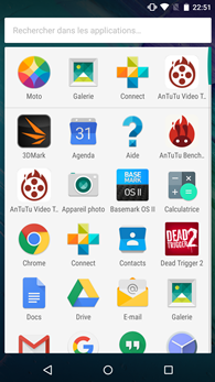 Motorola Moto X Style : menu Applications