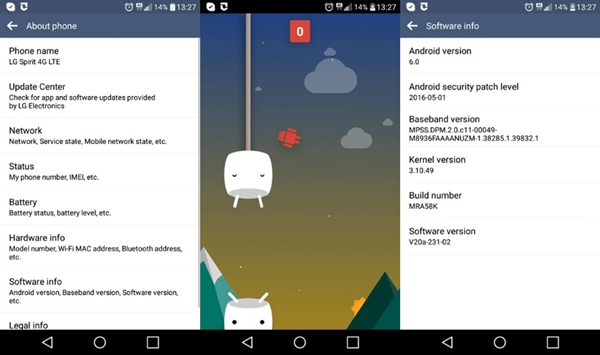 LG Spirit 4G : la mise à jour vers Android Marshmallow arrive
