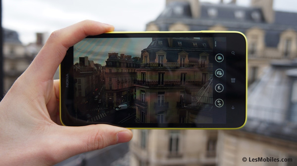 Nokia Lumia 1320 : appareil photo