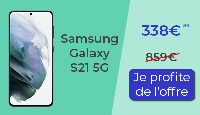 Samsung Galaxy S21 5G promotion soldes