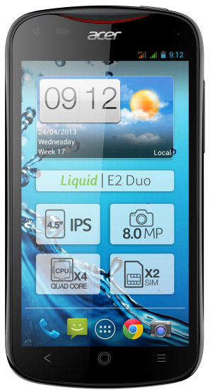 Acer dévoile le Liquid E2 Duo