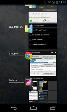 LG Google Nexus 4 : système d'exploitation + interface utilisateur + nouveautés d'Android 4.2 Jelly Bean 