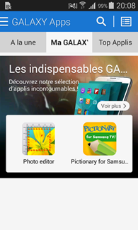 Samsung Galaxy Ace 4 : GALAXY Apps