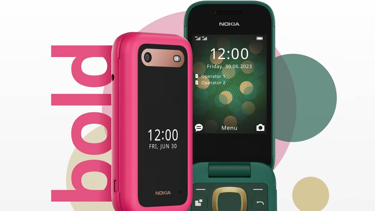 HMD Global fait revivre le mobile à clapet Nokia 2660 Flip dans des coloris flashy