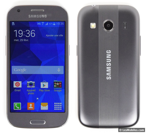 Samsung Galaxy Ace 4 : avant / arrière