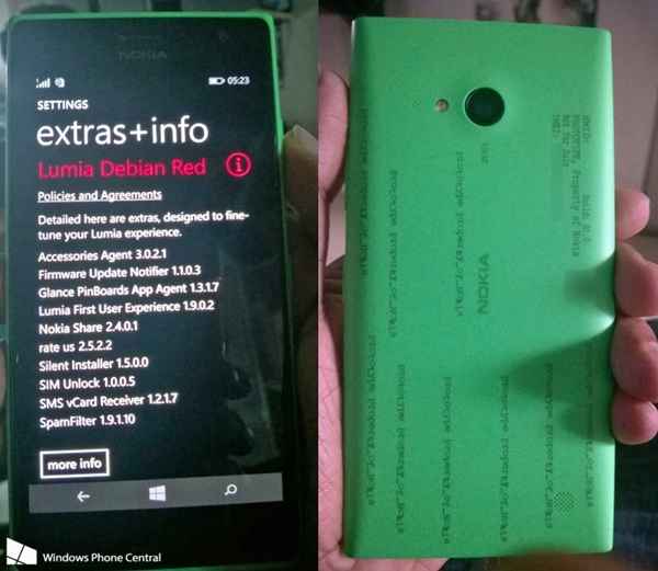 Nokia Lumia 730 : les premières photos montrent un smartphone sous Windows Phone 8.1 Update 1