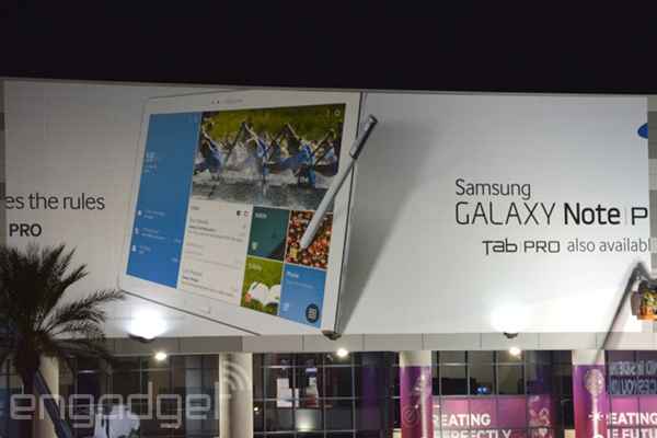 Samsung affiche ses Galaxy Tab Pro et Galaxy Note Pro au CES