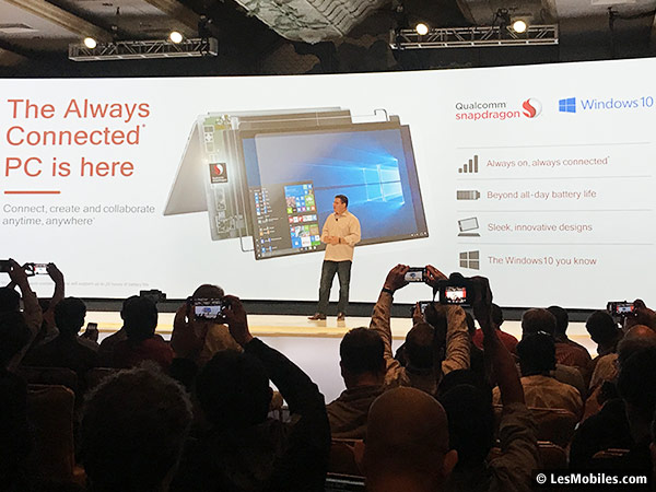 Qualcomm officialise les premiers PC portables « Always Connected » Windows 10 (ARM) avec Snapdragon 835