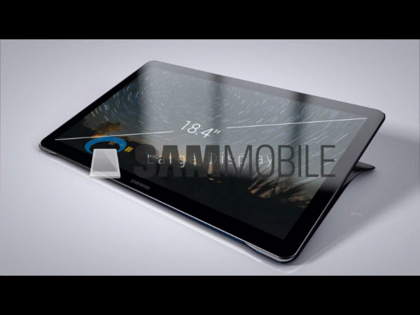 Samsung Galaxy View : la tablette XXL se dévoile par le biais de visuels en fuite