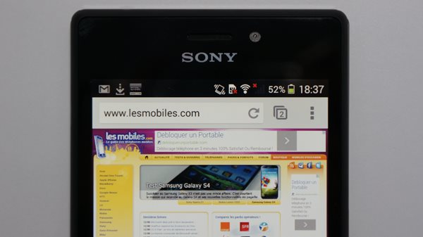 Sony Xperia M2 : écran