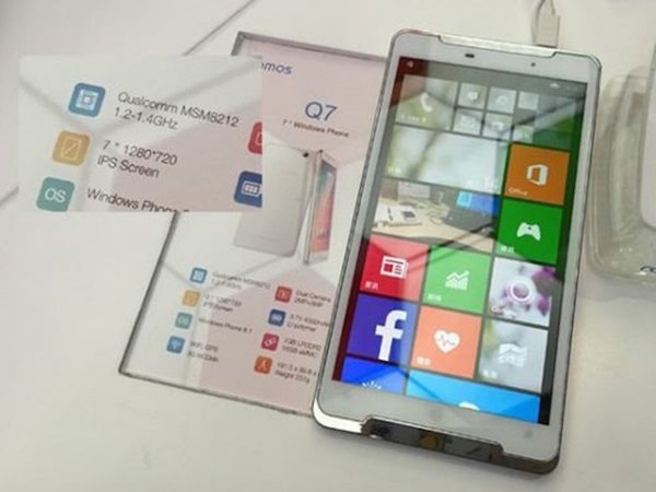 Ramos Q7 : le premier Windows Phone avec écran de 7 pouces