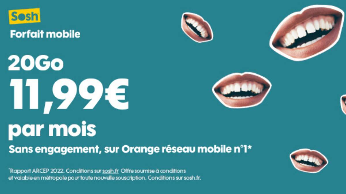 Ne ratez pas les promos forfaits illimités chez SOSH dès 7,99 €/mois pour un max de services sur le réseau Orange !