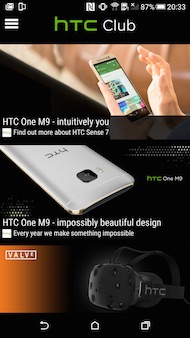 HTC Desire 626 interface