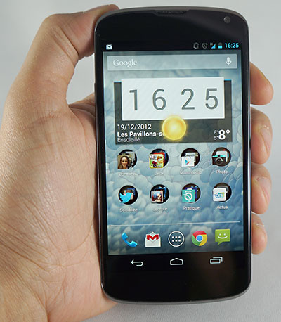 LG Google Nexus 4 : smartphone prise en main