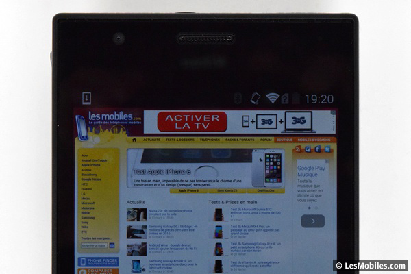 Panasonic Lumix CM1 : écran