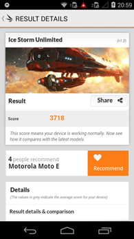 Motorola Moto E : 3Dmark