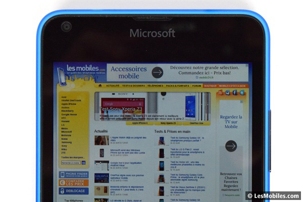 Microsoft Lumia 640 : écran