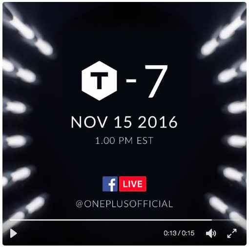 OnePlus 3T : il sera présenté le 15 novembre prochain