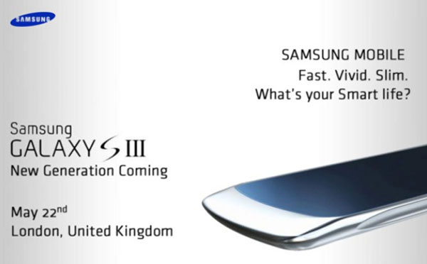 Samsung Galaxy S3 : une nouvelle photo de presse et une date de lancement