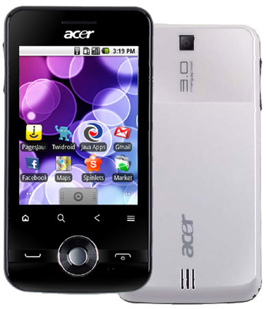 Acer beTouch E120 (Android 1.6) disponible