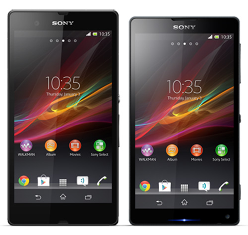 Sony Xperia Z (Yuga) et ZL (Odin) : le constructeur gaffe et met en ligne les premières photos officielles des Android surpuissants