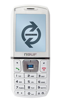 Neuf Mobile : le Twin Classic version white