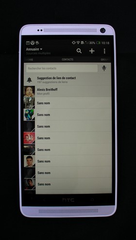 HTC One Max : écran