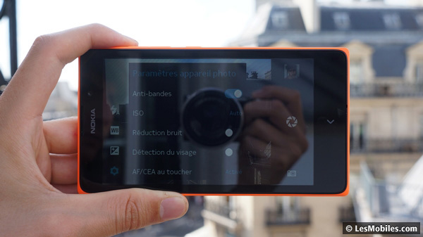 Nokia XL : appareil photo