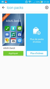 Asus Zenfone 2 : Icon packs