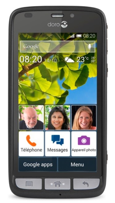 Doro Liberto 820 : Doro présente son second smartphone senior (IFA 2014)