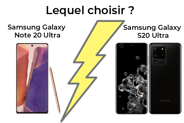 Samsung Galaxy Note 20 Ultra contre Galaxy S20 Ultra, lequel est le meilleur ?